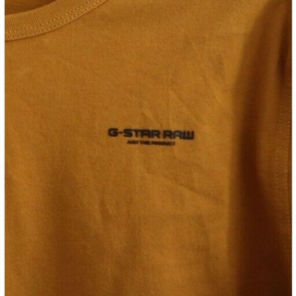 G-Star Raw D20448 336 Men's Sz M Vulcan Rust/Burnt Orange L/S Base-R T-Shirt - Picture 7 of 11